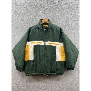 Pro Player Green and Yellow Kids Puffer Jacket